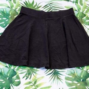 H&M Black skater skirt